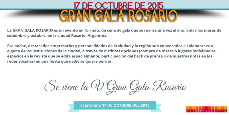 Imagen de Gran Gala Rosario 2015